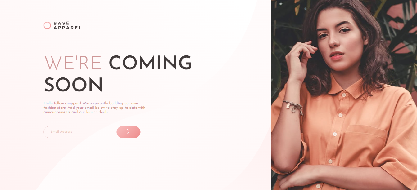 Landing Page: Coming Soon